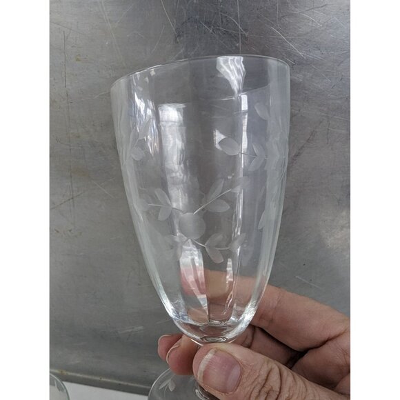 Alberta Glastonbury Lotus Cordial Glasses 4 7/8" Stemmed Set of 5 - Picture 5 of 8